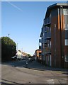 View southeast past Bodiam Hall down Lower Ford Street, Coventry