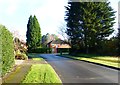 Woodlands Close looking towards Llanvair Drive