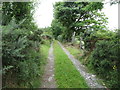 Track westwards towards Hilltown