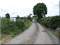 Access lane leading northeastwards from the junction with Clonnduff Road