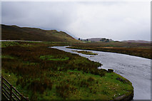 NC2212 : Ledmore River flows towards Cam Loch by Ian S