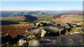 SK2381 : View from Higger Tor by Peter Barr