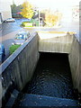 River Chelt Culverted Under Waitrose Store Car Park