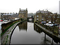 Skipton:  Canal view north from Gallows footbridge