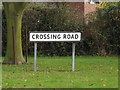 TM1178 : Crossing Road sign by Geographer