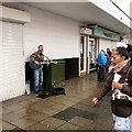 Busker on Hyde Market Place