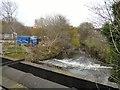 SJ9395 : Weir at Broomstair by Gerald England