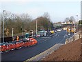 ST2787 : Pye Corner railway station: nearly completed by Robin Drayton