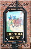 SJ9295 : Sign of The Toll Point by Gerald England