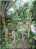 SE0026 : Stile on Hebden Royd FP44 at Roger Gate by Humphrey Bolton