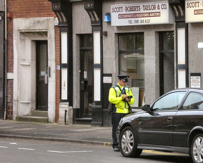 Traffic Warden in action © Gerald England cc-by-sa/2.0 :: Geograph ...