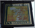 Sign for the Bull & Sun, Bridlington 