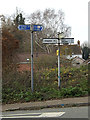 TM1179 : Roadsigns on Ling Road by Geographer