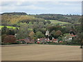 Little Missenden from the path up Toby?s Lane