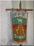 SU1659 : St John the Baptist, Pewsey: banner (c) by Basher Eyre