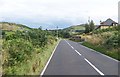 The Bann Road approaching to col between Tullynasoo Mountain and Ballymagreehan Hill