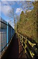 Path adjacent to swimming pool, Droitwich Lido, Droitwich Spa, Worcs