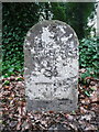 Old milestone, Woodhead Road, close view