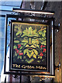 TQ2981 : The Green Man sign by Oast House Archive