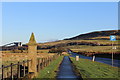 Path by A78 near Hunterston