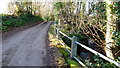 Llwynau Lane and Brook