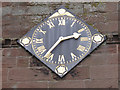 SJ5645 : Church of St Michael, Marbury: clock dial by Stephen Craven