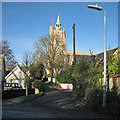 TL5865 : Burwell: the corner of Church Lane by John Sutton