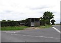 School bus shelter at the junction of Lighthouse Road and Millvale Road