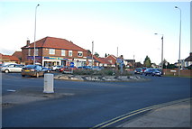 TM1943 : Roundabout, Foxhall Lane / A1189 junction by N Chadwick