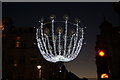 View of a chandelier Christmas decoration at the junction of Maddox and New Bond Streets #2