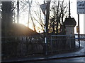 Stripy pole on The Common, Southall