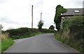 Millvale Road at the junction with the eastern limb of Glenhead Road