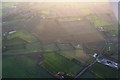 Ridge and furrow opposite the bottle gas depot: aerial 2014