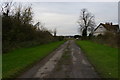 End of the public highway, near Oddington Grange