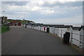 Beach huts and  promenade