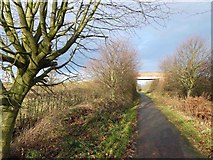 SE6140 : Bridge to Mount Farm ahead by Steve  Fareham