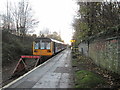 Kirkby station, northeast bound platform