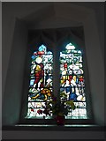 SU1659 : St John the Baptist, Pewsey:stained glass window (e) by Basher Eyre