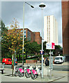 NS5965 : Nextbike Glasgow cycle hire point: University of Strathclyde (North) by Thomas Nugent