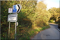 TM2143 : Entering Kesgrave, Foxhall Rd by N Chadwick