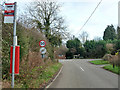 Bus stop and road junction, Marden Beech