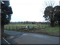 The entrance to Hampton Hill Farm and moorings