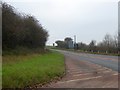 Looking east along A4112 at Bainstree Cross