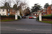 SO7847 : Entrance to Morgan Court, Malvern Link by Jaggery