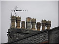 Rooftop chimneys 