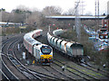 Railtour stock in Pengam Sidings