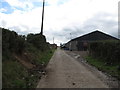 Farm buildings on the Moat Pad