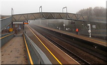 ST0413 : Tiverton Parkway railway station footbridge by Jaggery