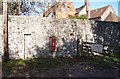 Post box in the wall