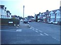 North Way at the junction of Rugby Road